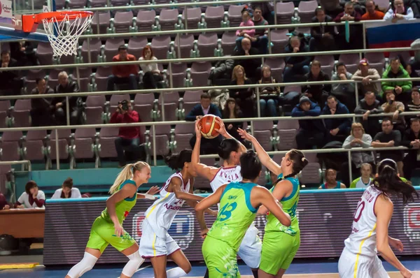 Kvinnliga basket tävlingar — Stockfoto
