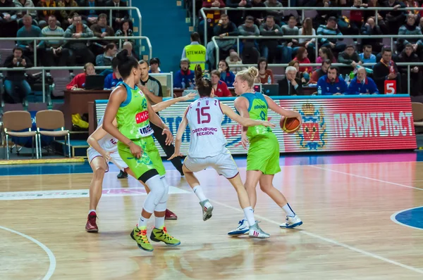 Competiciones de baloncesto femenino —  Fotos de Stock