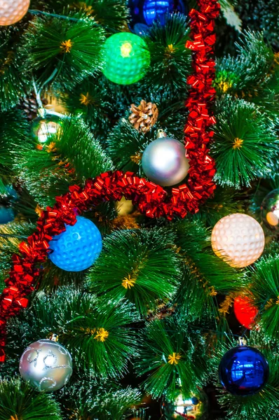 Capodanno decorazioni a spina di pesce — Foto Stock