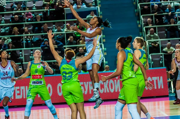 Girls basketball tournament — Stock Photo, Image