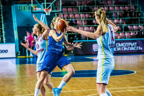 Girls basketball tournament — Stock Photo, Image