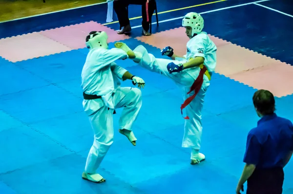 Dos karateka , — Foto de Stock