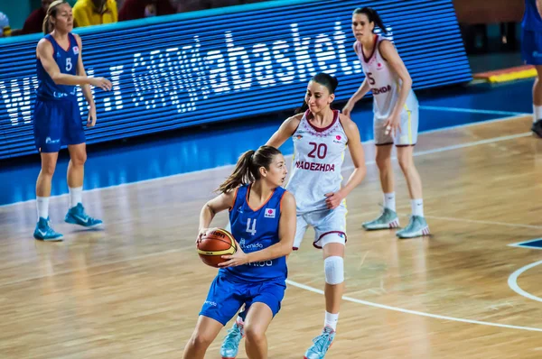 여자 농구 대회 — 스톡 사진