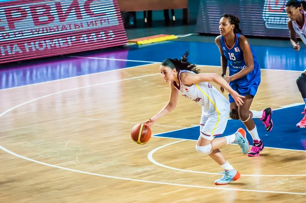 Meisjes basketbaltoernooi — Stockfoto