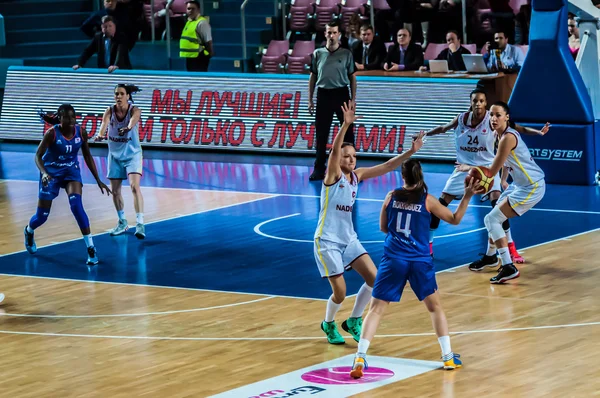 Girls basketball tournament — Stock Photo, Image