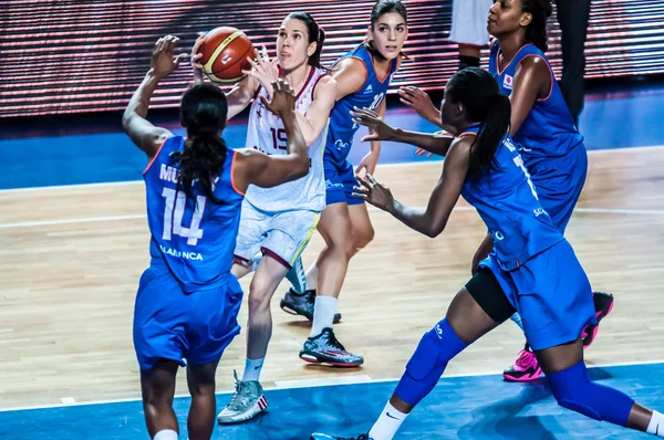 Flickorna basketturnering — Stockfoto