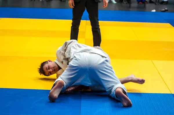 Twee judoka, — Stockfoto