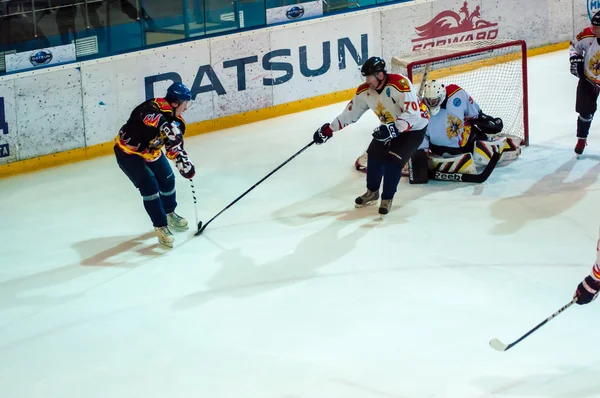 Veterans of the sport played in hockey — Stock Photo, Image