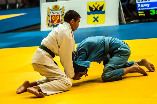 Judo yarışmaya — Stok fotoğraf