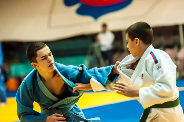 Competencia en Judo — Foto de Stock