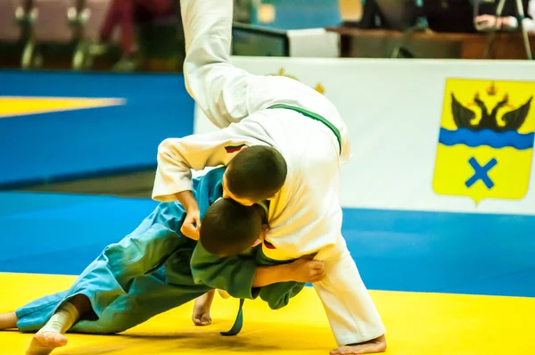 Wettkampf im Judo — Stockfoto