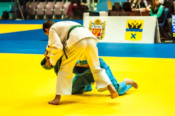 Wettkampf im Judo — Stockfoto