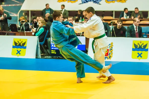 Concurrentie in Judo — Stockfoto