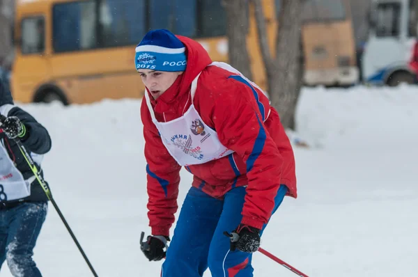 Skilanglauf. — Stockfoto