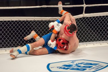 İki Mma savaşçı