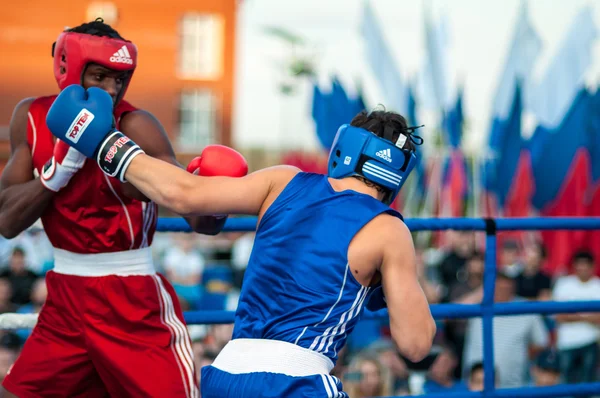 Partita di boxe — Foto Stock