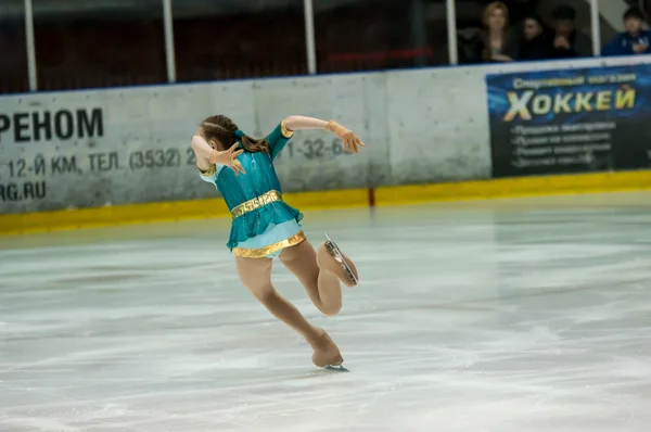 Menina figura patinador , — Fotografia de Stock