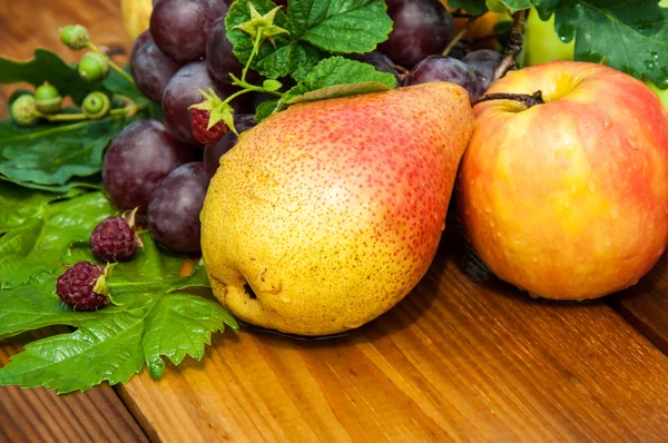 Peras y uvas — Foto de Stock