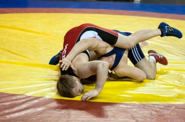 Orenburg, Rusya Greko-Romen Güreş yarışmalarda