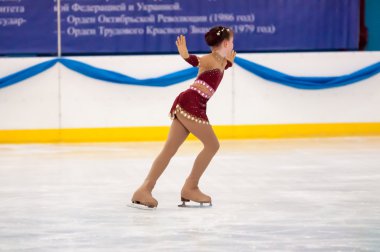 Kız buz pateni, Tekler Orenburg, Rusya Federasyonu