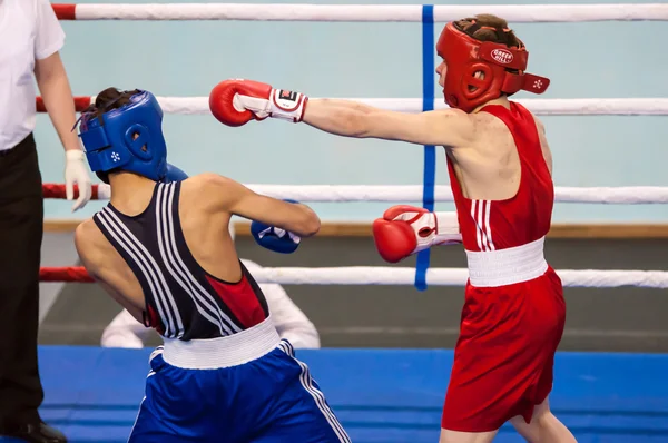 Compétitions de boxe, Orenburg, Russie — Photo