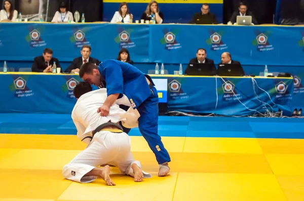 Zwei judoka, orenburg, russland — Stockfoto