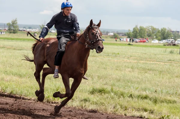 Corrida de cavalos . — Fotografia de Stock