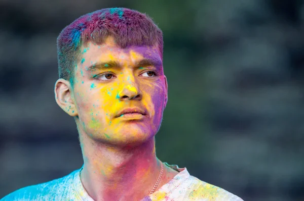 Festival van holi verf — Stockfoto