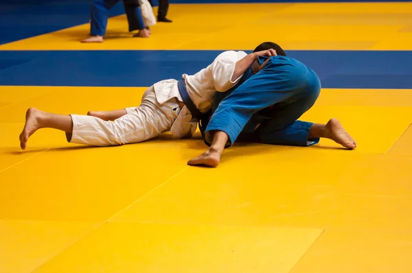 stock image Boys compete in Judo