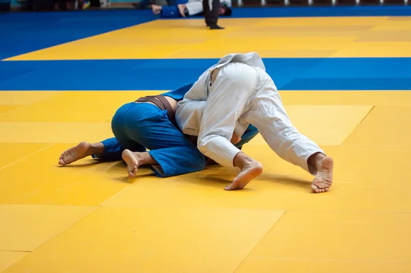 Băieții concurează în Judo — Fotografie, imagine de stoc