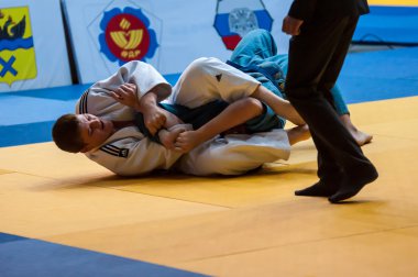 Erkekler Judo 'da yarışıyor.
