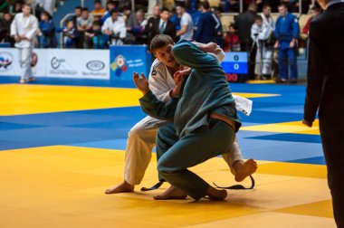 Erkekler Judo 'da yarışıyor.