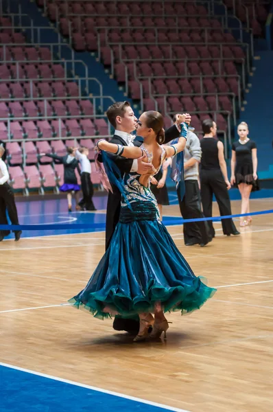 Competições em dança esportiva — Fotografia de Stock