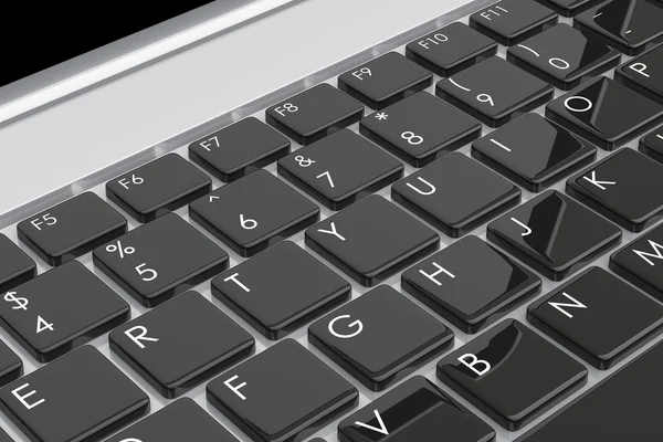 Computer laptop keyboard — Stock Photo, Image