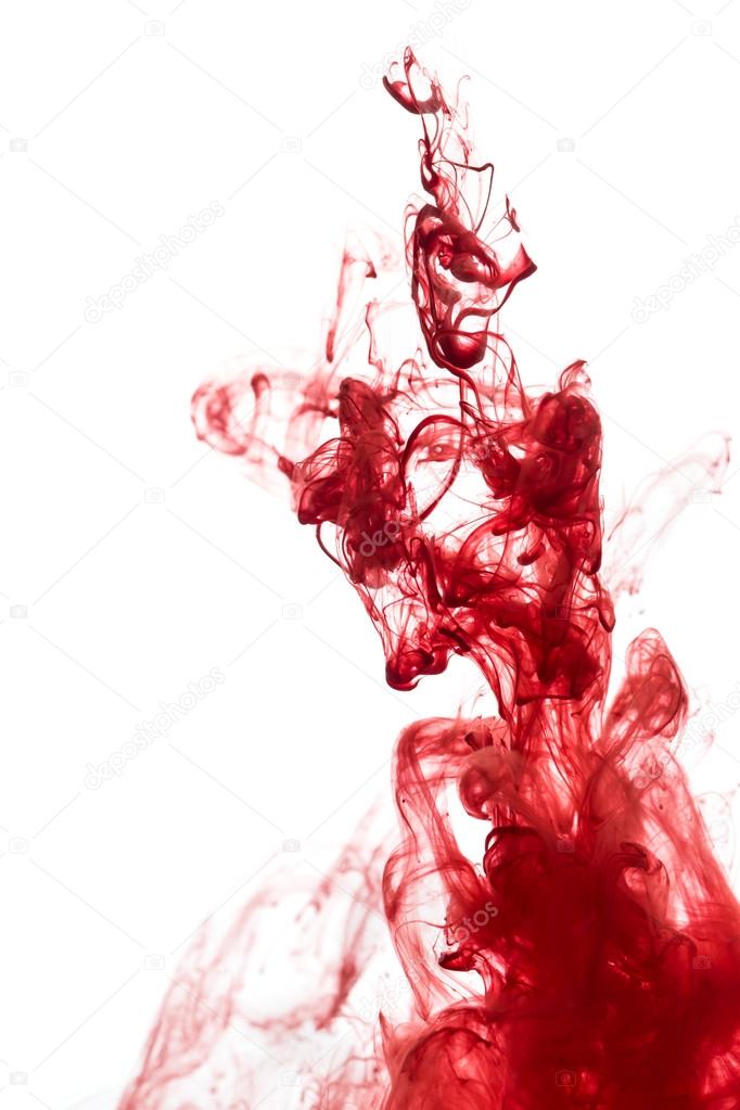 Red ink in water Stock Photo by ©Shtanzman 104418752