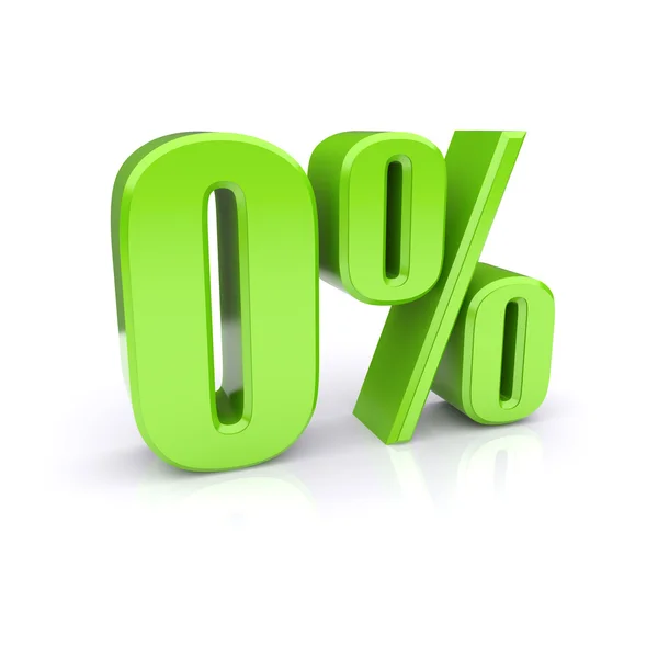 흰색에 0% — 스톡 사진