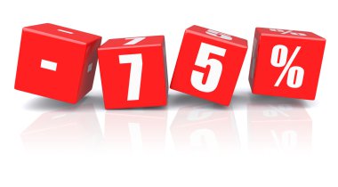 bir beyaz % 75 indirim küpleri