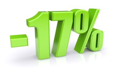 Beyaz bir % 17 indirim