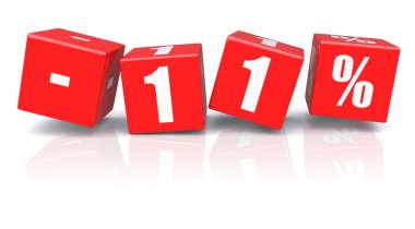 bir beyaz %11 indirim küpleri