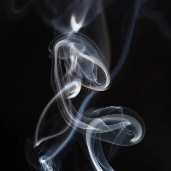 Smoke on a black background — Stock Photo, Image