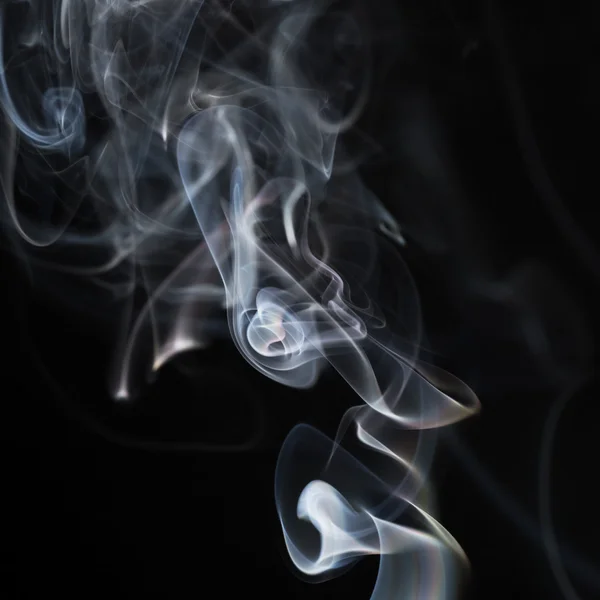 Smoke on a black background — Stock Photo, Image