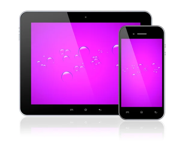 Tablet PC y smartphone —  Fotos de Stock