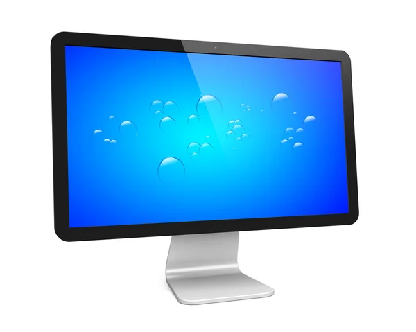 Brede monitor — Stockfoto