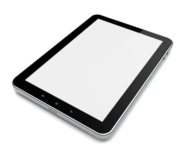 TabletPC på vit — Stockfoto