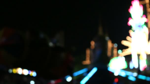 Lumières de carnaval déconcentrées 