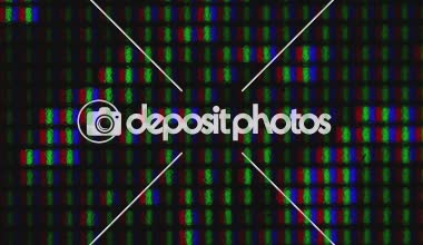 Lcd monitörün piksel dizi closeup