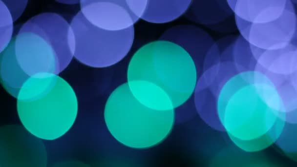 Bokeh de nuit avec caméra hors foyer 