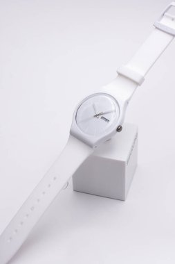 Roma, İtalya 07.10.2020 - İsviçre modası Kuvars 'a standı izletti