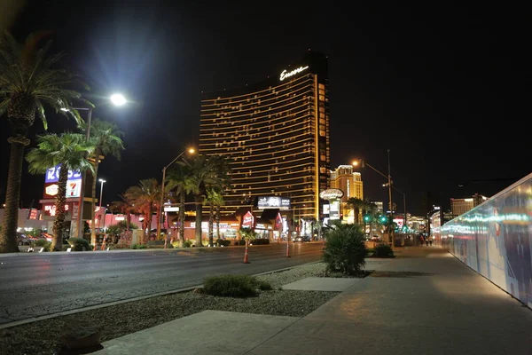 Las Vegas, NV, Stati Uniti d'America, 2.09.2020 - South Las Vegas Boulevard Vista serale — Foto Stock