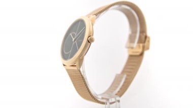 New York, ABD, 01.11.2020: Calvin Klein unisex moda nöbeti standda dönüyor